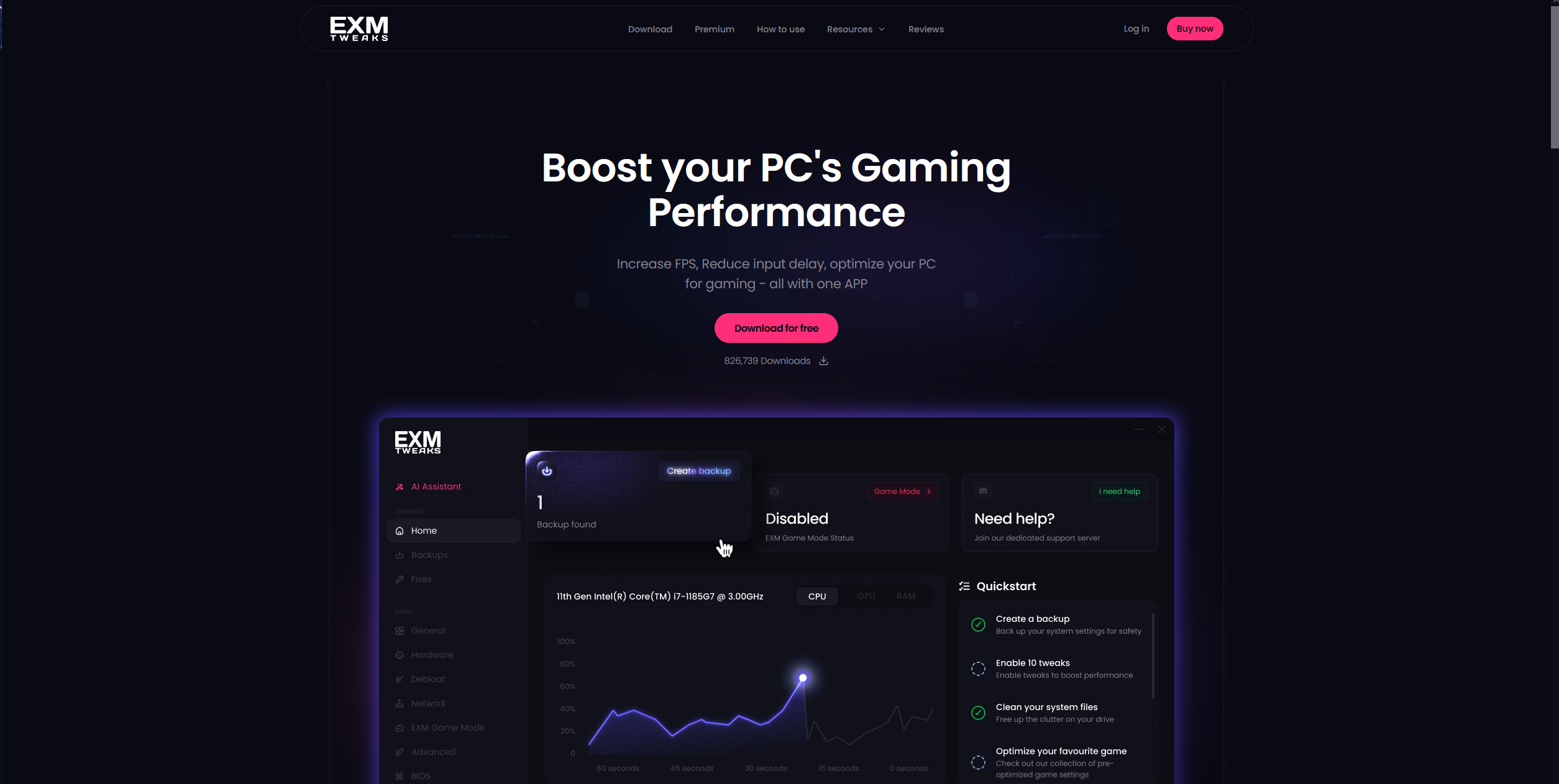EXM Tweaks site
